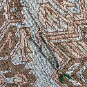 Beaded long necklace